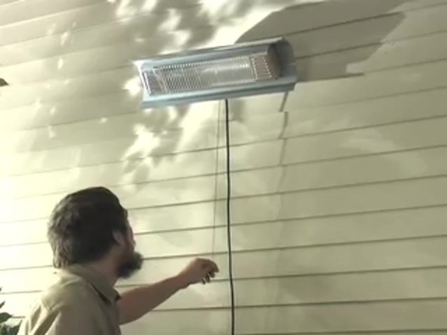1200 - watt Heat Zone Garage / Patio Heater - image 2 from the video